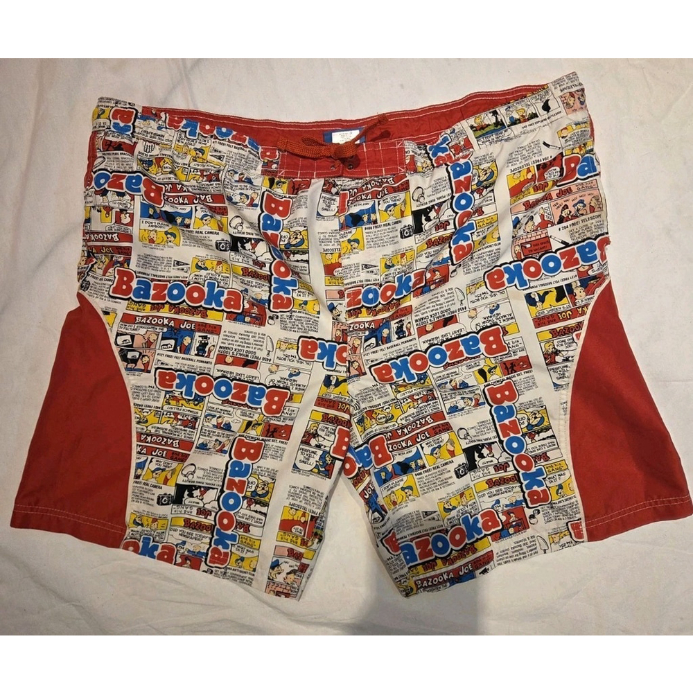 Bazooka Candy Brands 2011Men's Swim Suit Short Size XL Pre-Owned